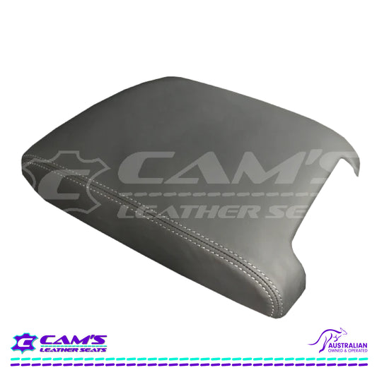 CONSOLE COVER LEATHER ARM REST FOR TOYOTA LANDCRUISER 200 SERIES DARK GREY