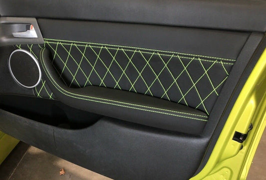 DOOR INSERTS AND ARMREST COVERS X2 FOR VE COMMODORE UTE LEATHERETTE DIY INSTALL