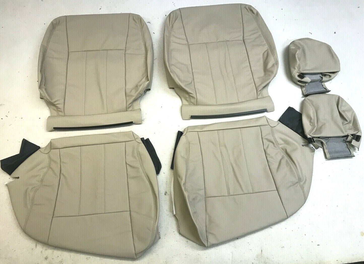 LEATHER SEATS TRIM KIT FOR TOYOTA LANDCRUISER 100 SERIES GXL BEIGE 5 SEATS