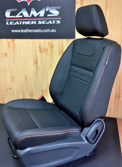 LEATHER SEATS SKINS TRIM KIT FOR FORD RANGER WILDTRAK XLT XL 5 SEATS DIY INSTALL