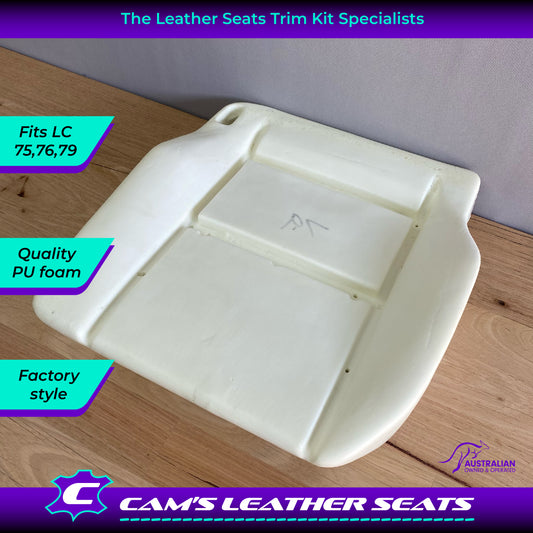 Foam Base Cushion to fit Toyota Landcruiser 75, 76, 79 Series RH Drivers Seat