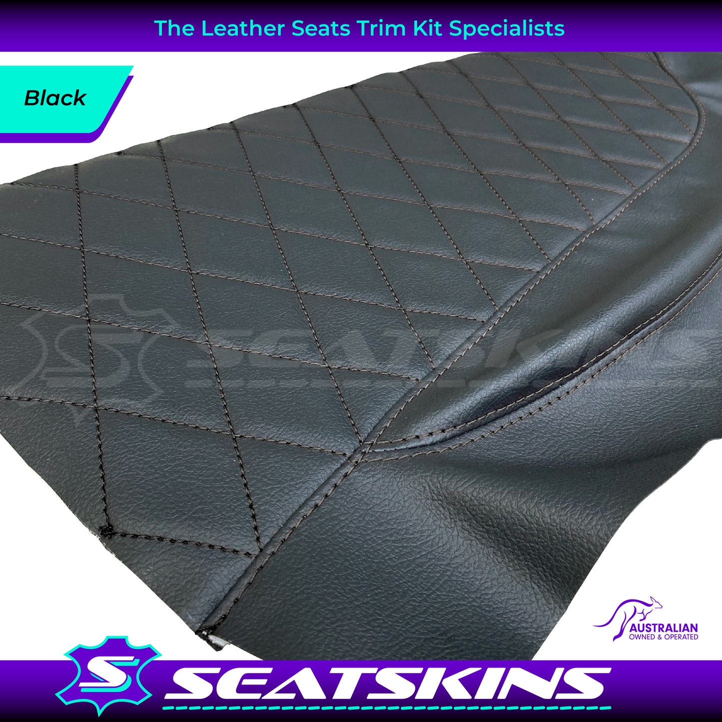 DOOR INSERT TRIMS X2 TO FIT HOLDEN VT VX VU VY VZ DIAMOND STITCH CHOOSE COLOUR