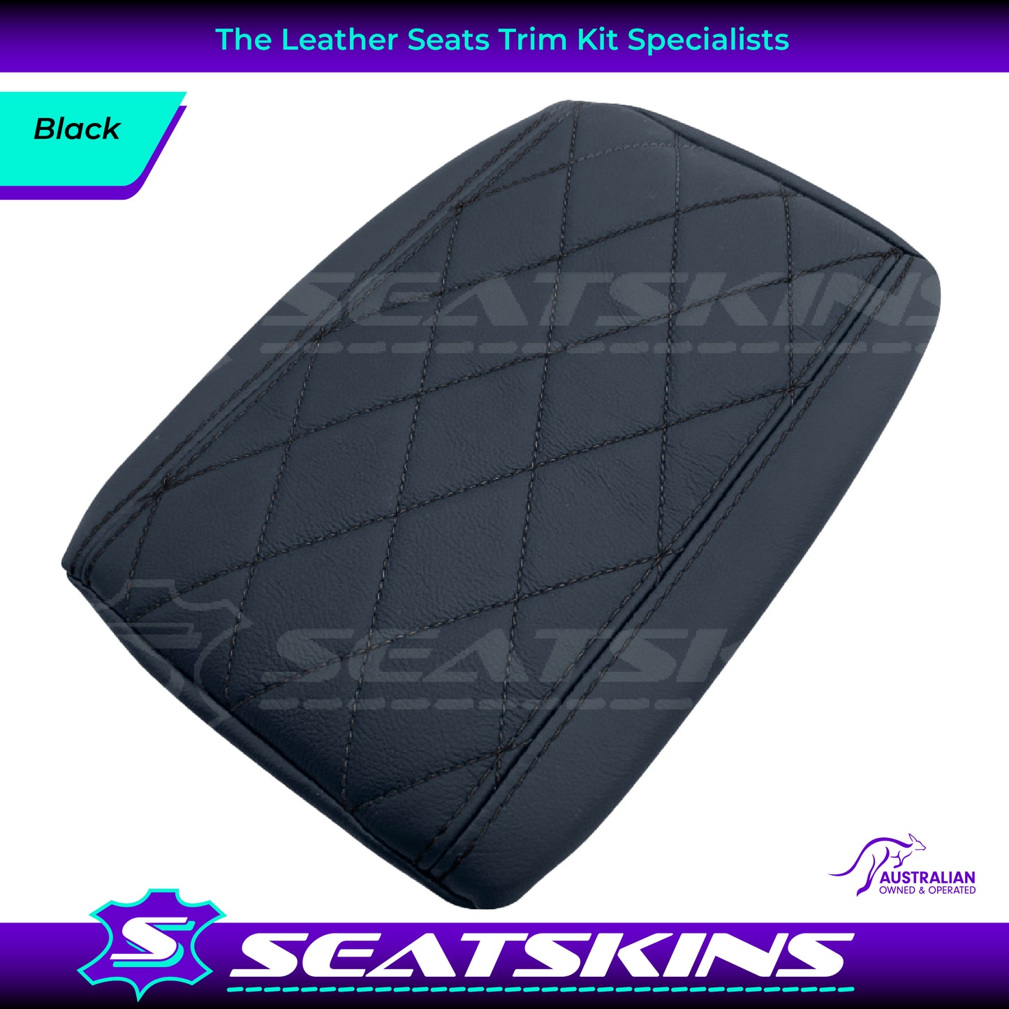 CONSOLE COVER ARM REST CUSTOM TO FIT HOLDEN VE VF LOW DIAMOND CHOOSE COLOUR