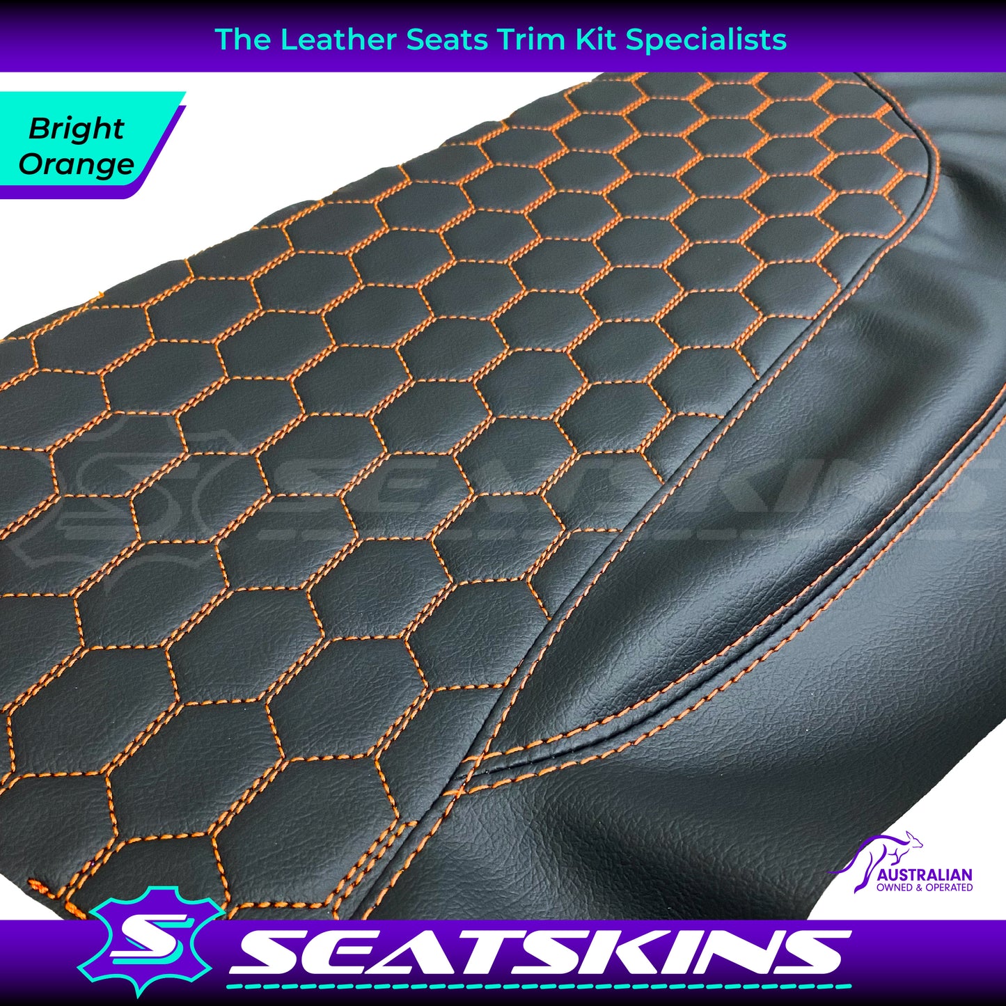 DOOR INSERT TRIMS X2 TO FIT HOLDEN VT VX VU VY VZ HEXAGON STITCH CHOOSE COLOUR