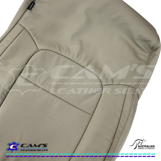 LEATHER SEATS TRIM KIT SKINS FOR TOYOTA LANDCRUISER 200 SERIES VX OR SAHARA 2 SEATS BEIGE