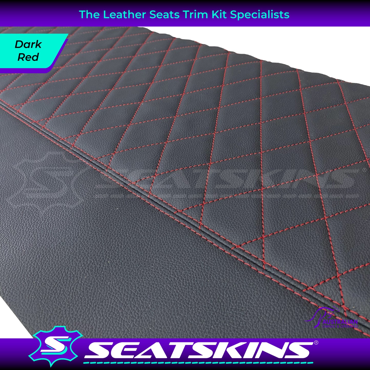 DOOR INSERT & ARMREST TRIMS X2 TO FIT HOLDEN VE DIAMOND STITCH CHOOSE COLOUR