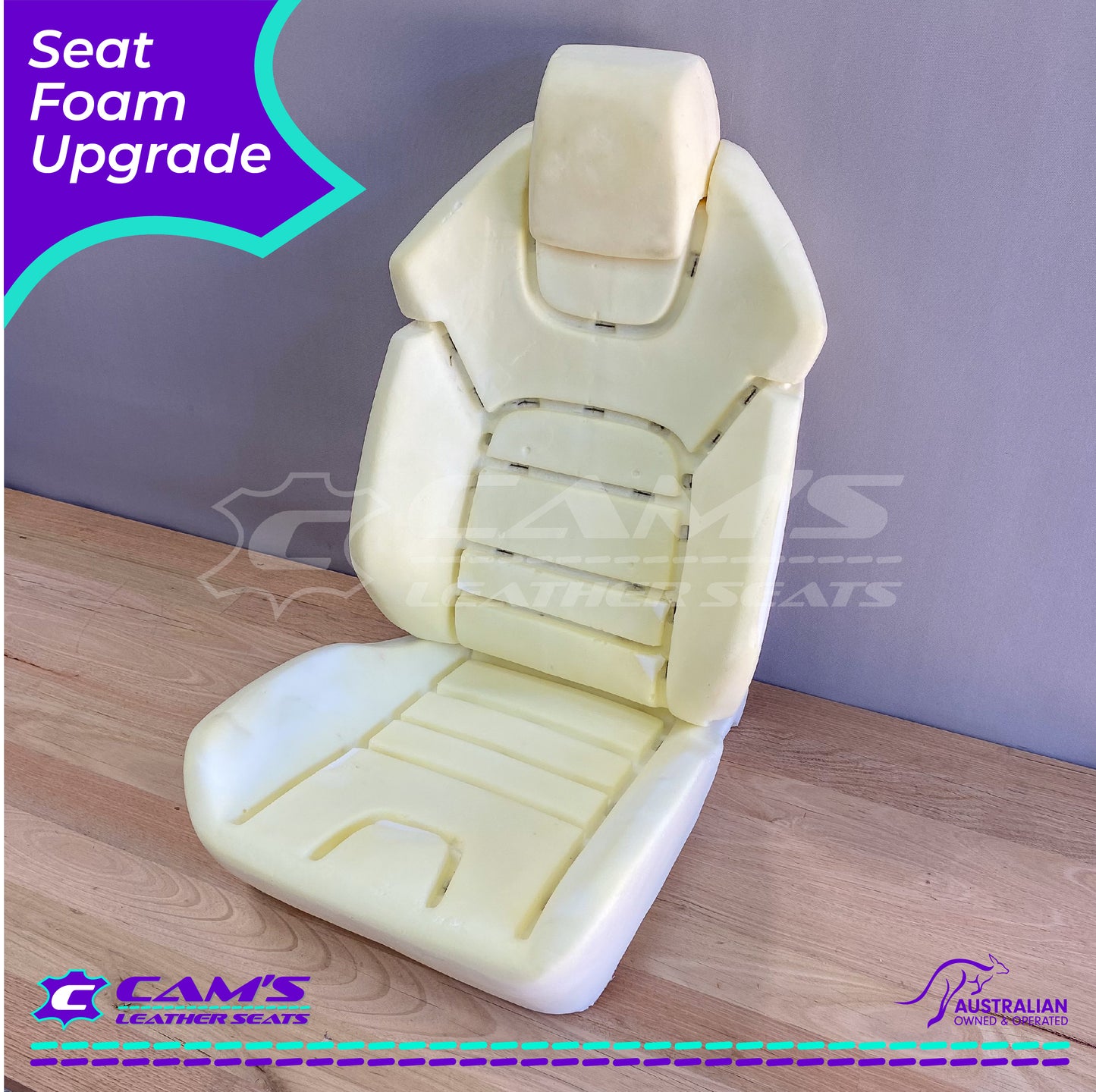 Foams Set for Holden HSV VE GTS / MALOO WITH WIRES - 1 front seat foam upgrade or replacement