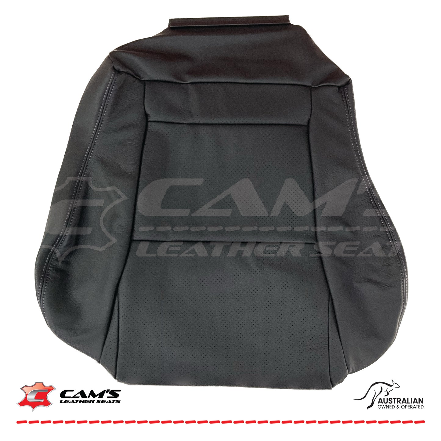 LEATHER SEATS TRIM KIT FOR HOLDEN VT/VX SS UTE BLACK WITH PURPLE STITCHING