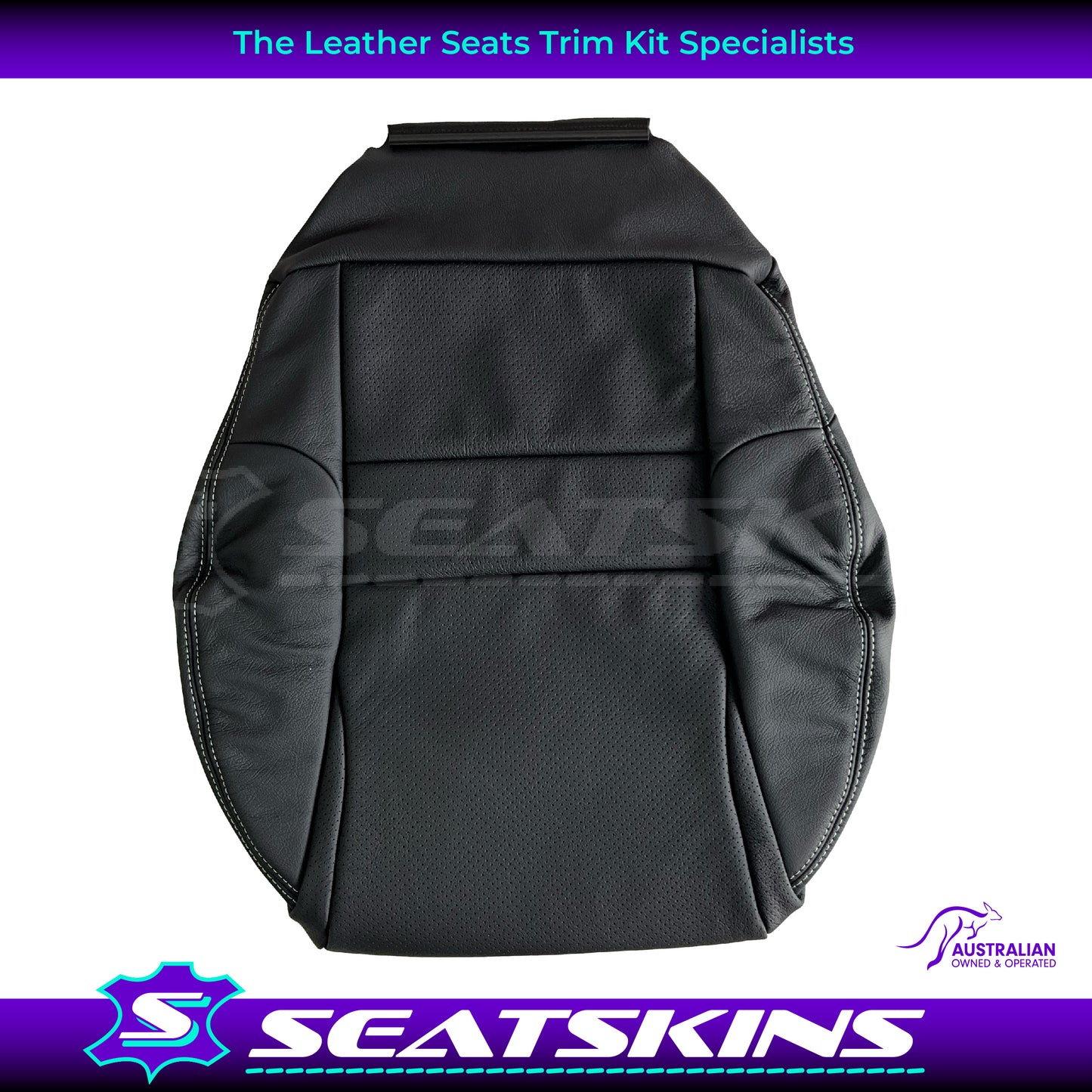 LEATHER SEATS TRIM KIT FOR VY2/VZ HSV HOLDEN MALOO R8 UTE 2 SEAT ANTHRACITE