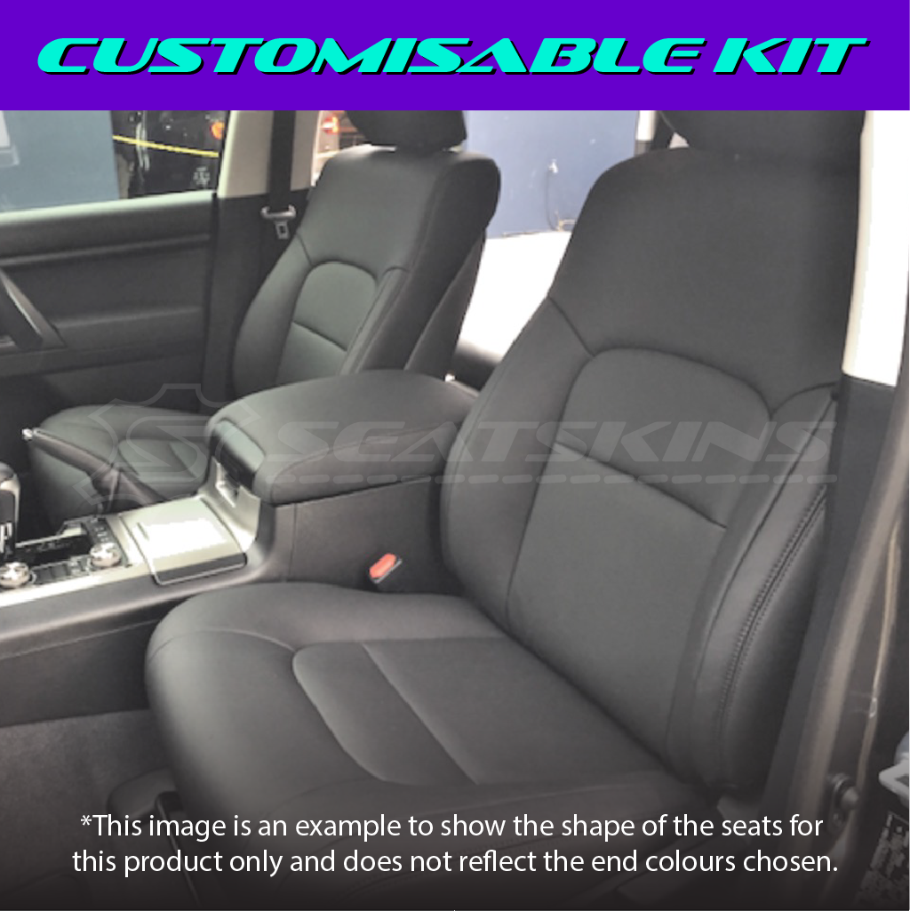 Leather Seats Trim Skins Kit to fit Toyota Landcruiser 200 Series LC200 - Customisable