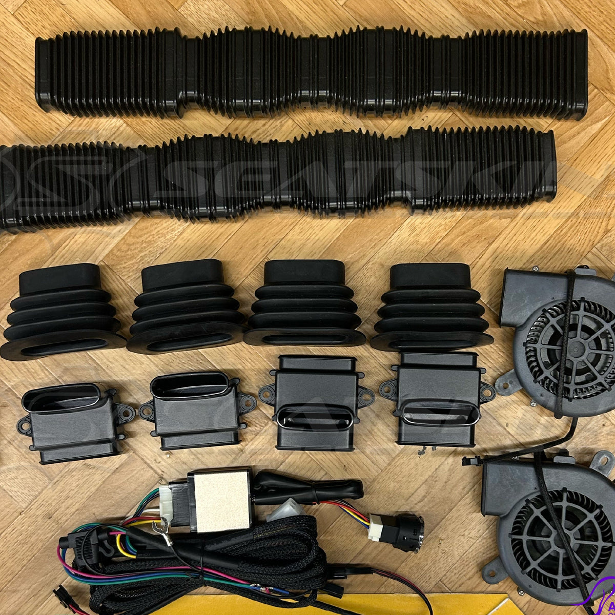 Seat cooling heating & massaging system universal 12v for left or right seat ventilating heater massage – product view 3