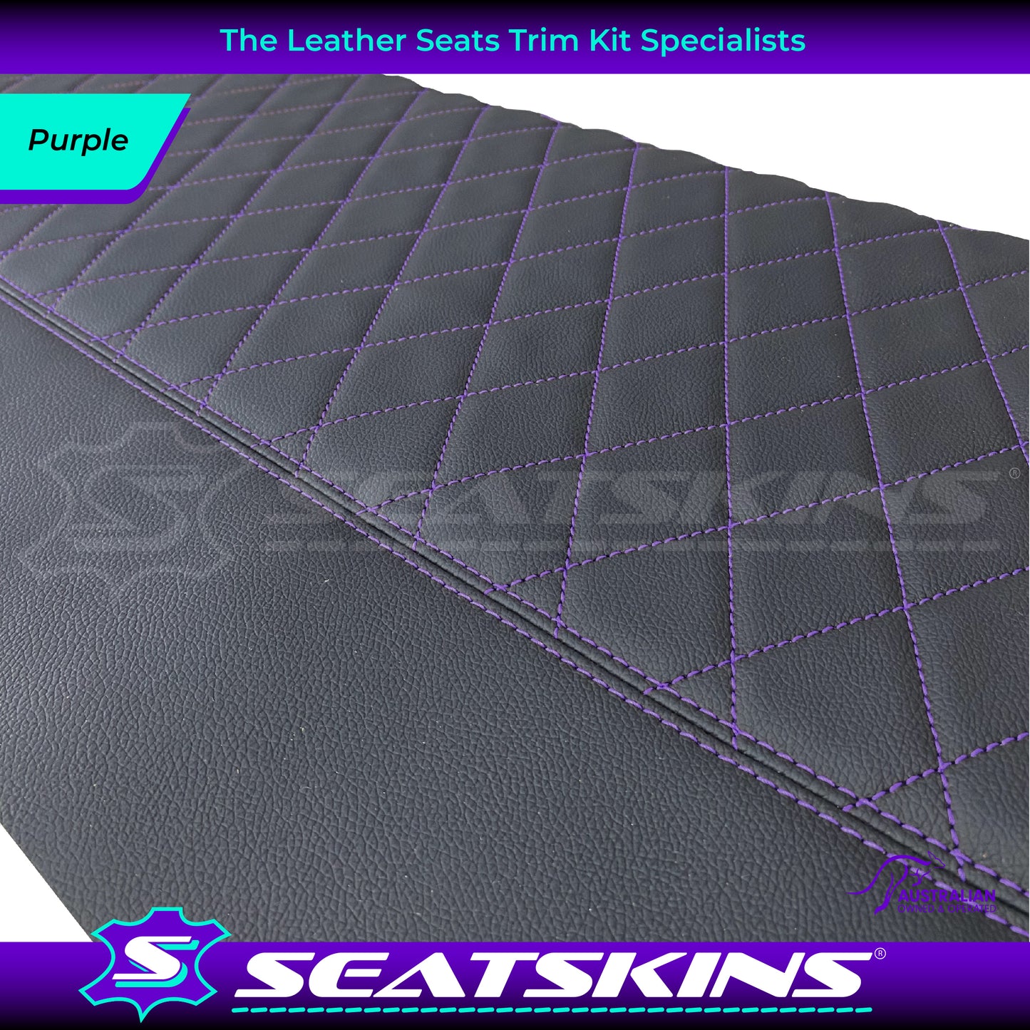 DOOR INSERT & ARMREST TRIMS X2 TO FIT HOLDEN VE DIAMOND STITCH CHOOSE COLOUR