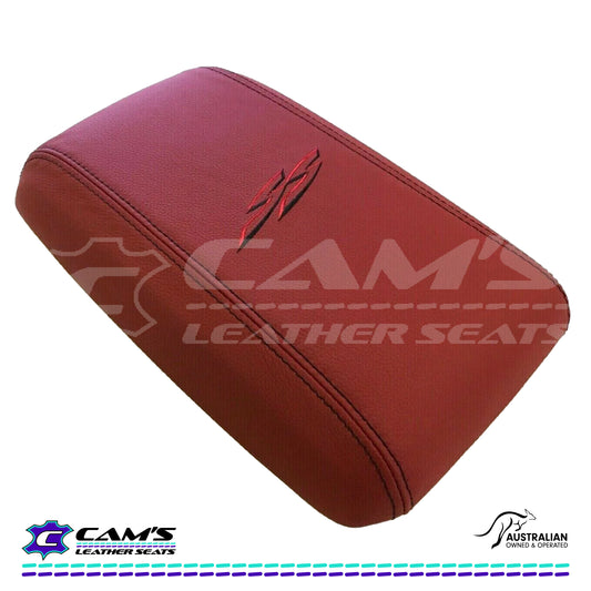 CONSOLE COVER LEATHER ARM REST LID COVER TO FIT VY / VZ HOLDEN SS RED HOT
