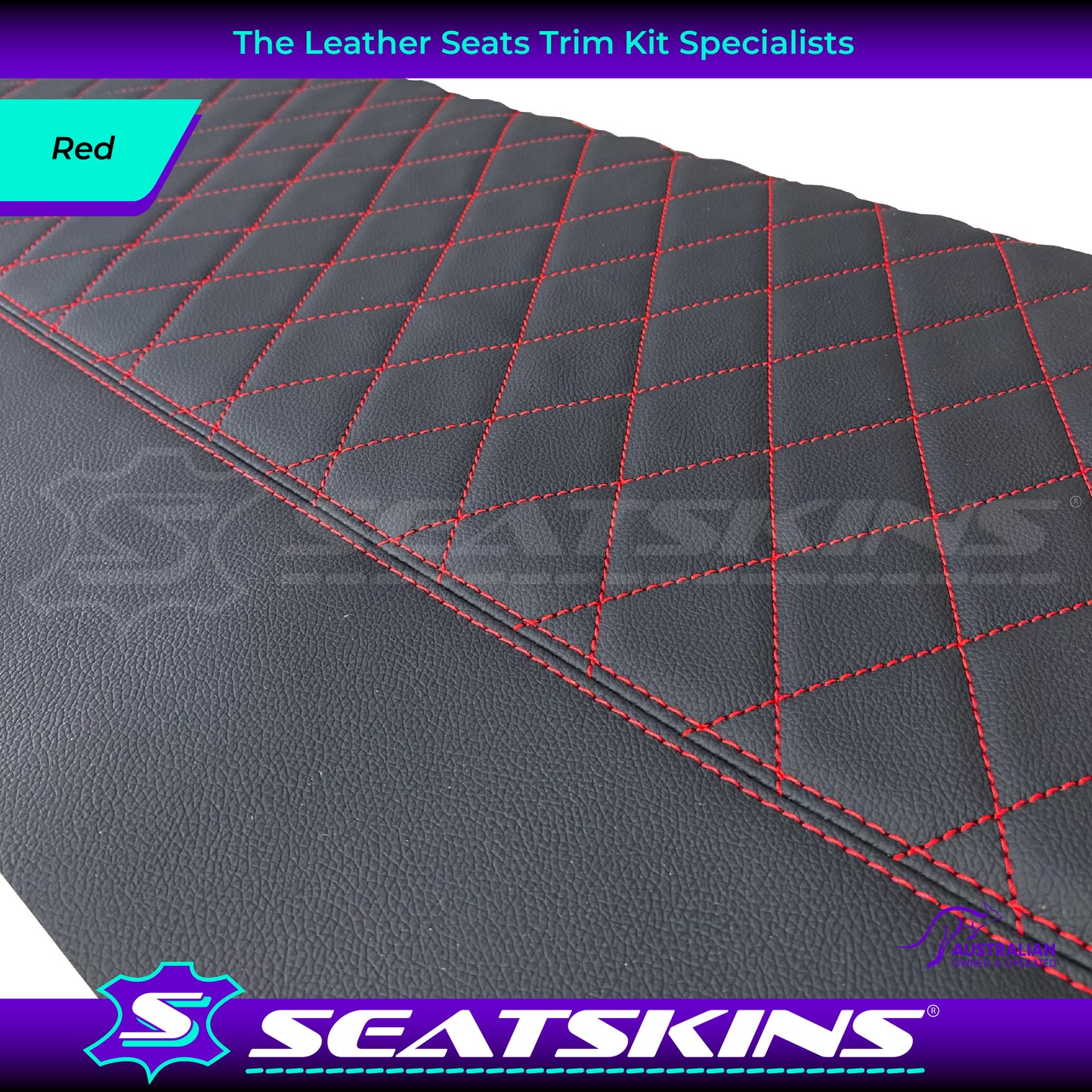 DOOR INSERT & ARMREST TRIMS X2 TO FIT HOLDEN VE DIAMOND STITCH CHOOSE COLOUR