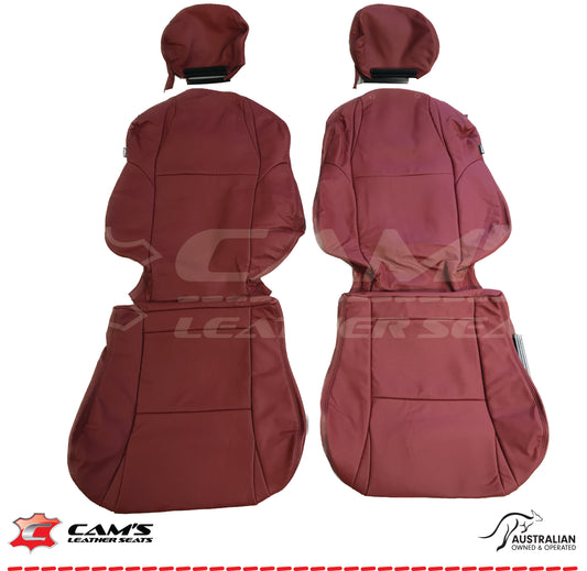 LEATHER SEATS TRIM KIT FOR HOLDEN MONARO VZ RED-HOT 4 SEATS