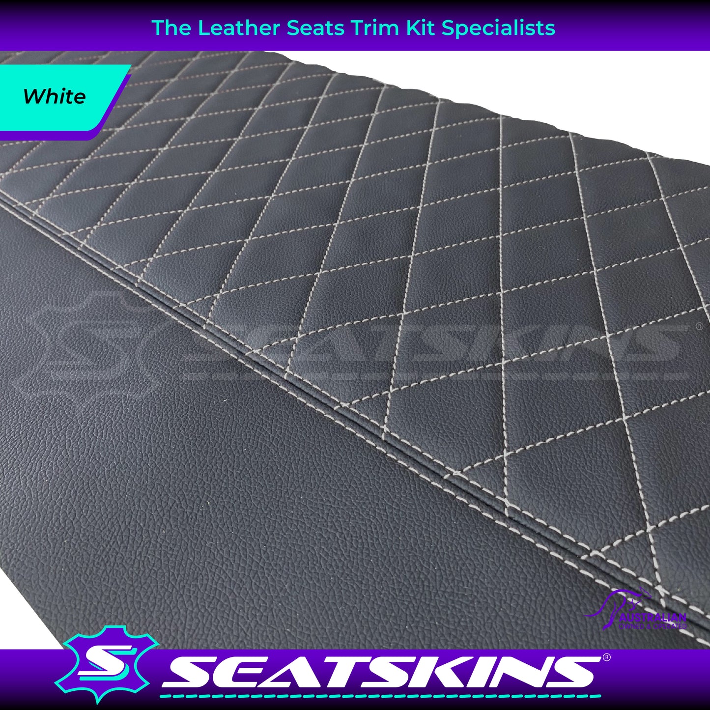 DOOR INSERT & ARMREST TRIMS X2 TO FIT HOLDEN VE DIAMOND STITCH CHOOSE COLOUR