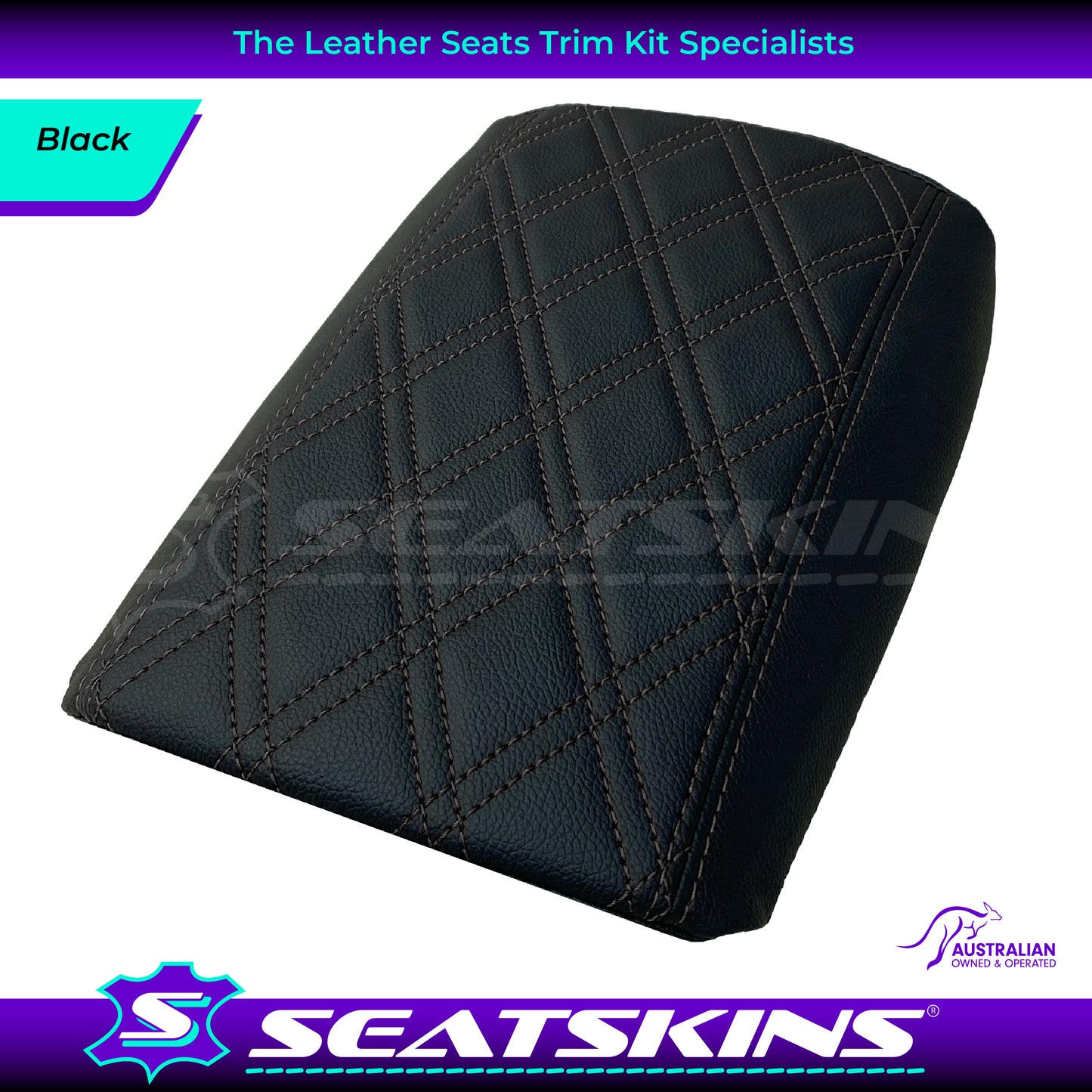 CONSOLE COVER ARM REST CUSTOM TO FIT HOLDEN VE VF LOW DOUBLE DIAMOND CHOOSE COLOUR