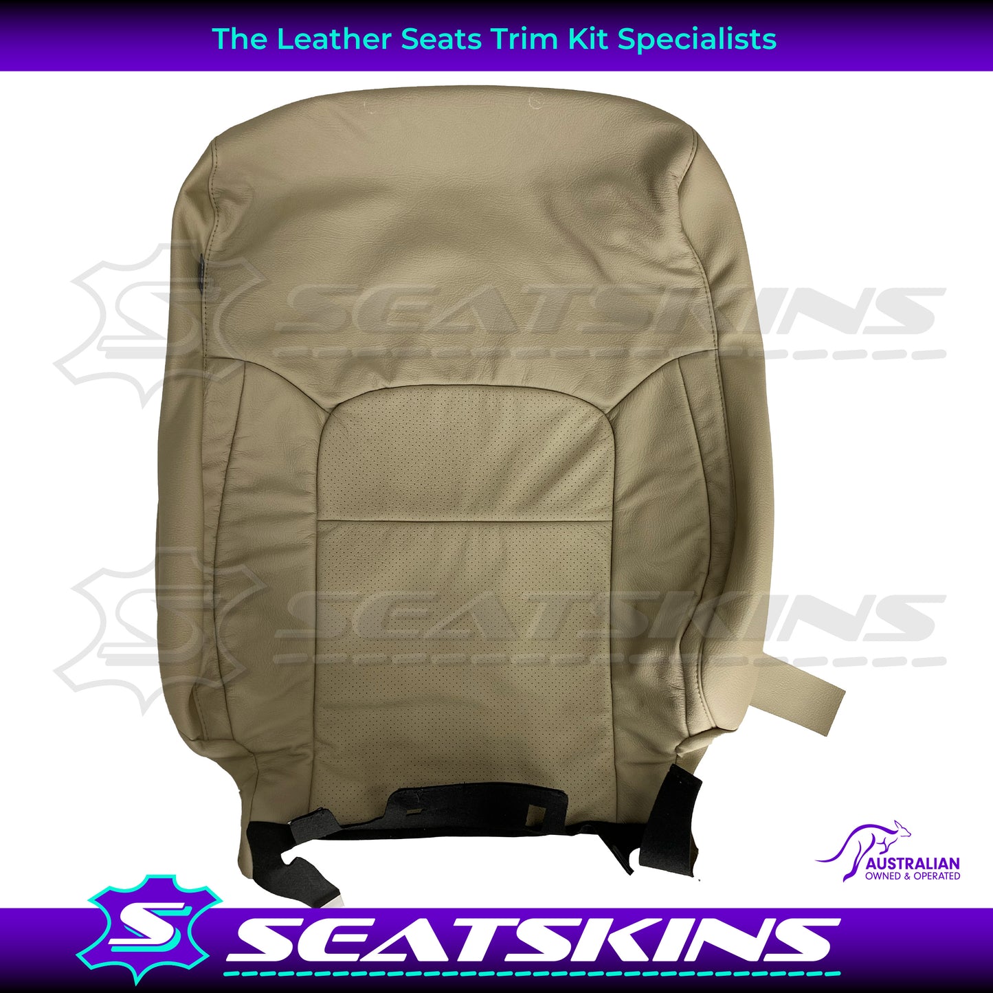 SINGLE BACKREST TRIM FOR TOYOTA 200 SERIES BEIGE DRIVER OR PASSENGER