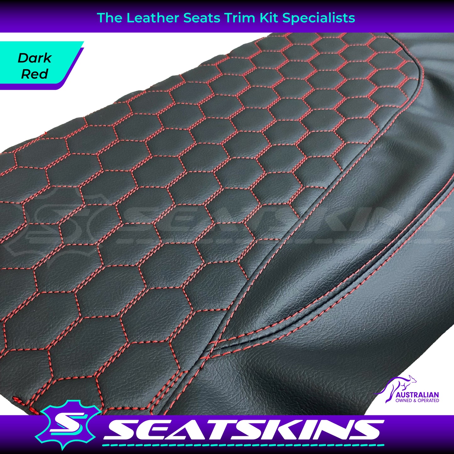 DOOR INSERT TRIMS X2 TO FIT HOLDEN VT VX VU VY VZ HEXAGON STITCH CHOOSE COLOUR