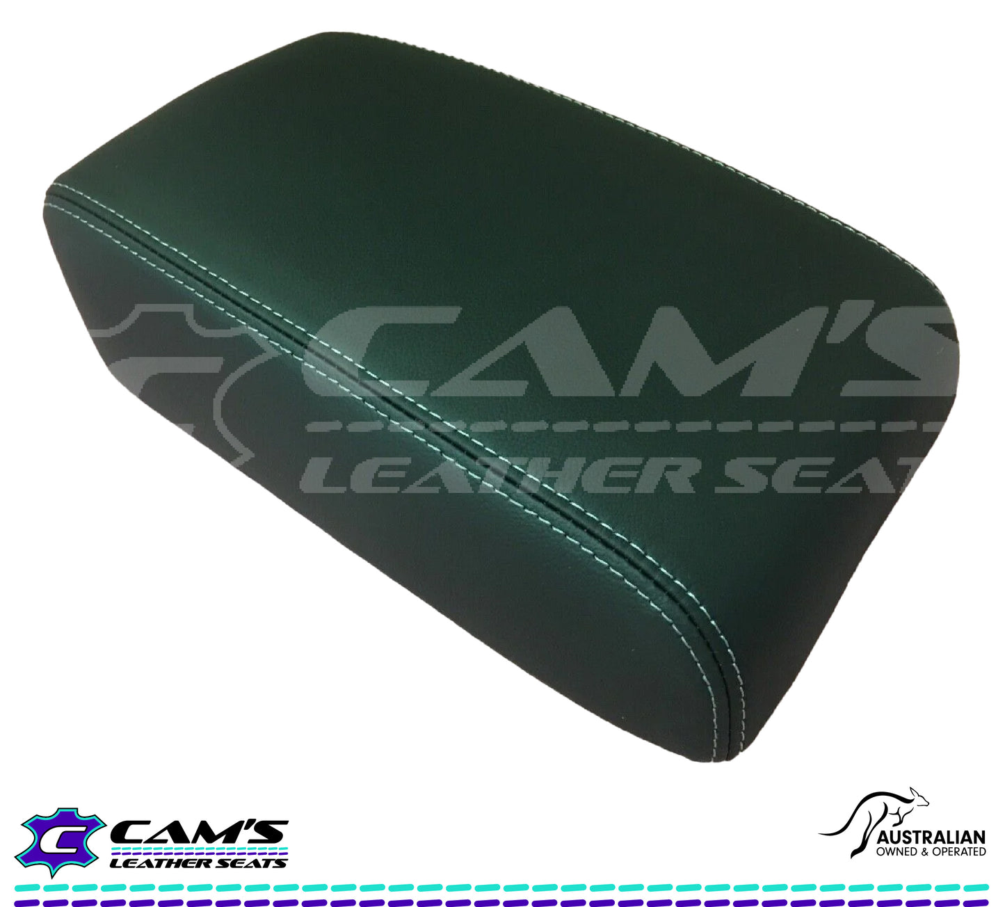CUSTOM CONSOLE LID ARM REST COVER FOR FORD RANGER RAPTOR FX4 XLT GREY