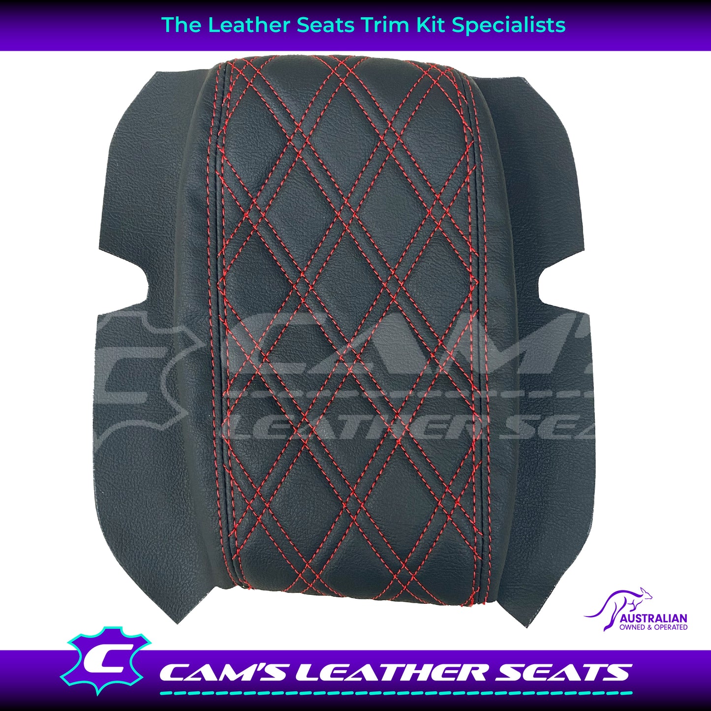 CONSOLE COVER ARM REST CUSTOM TO FIT HOLDEN VT VX VU TWIN DIAMOND STITCH CHOOSE COLOUR