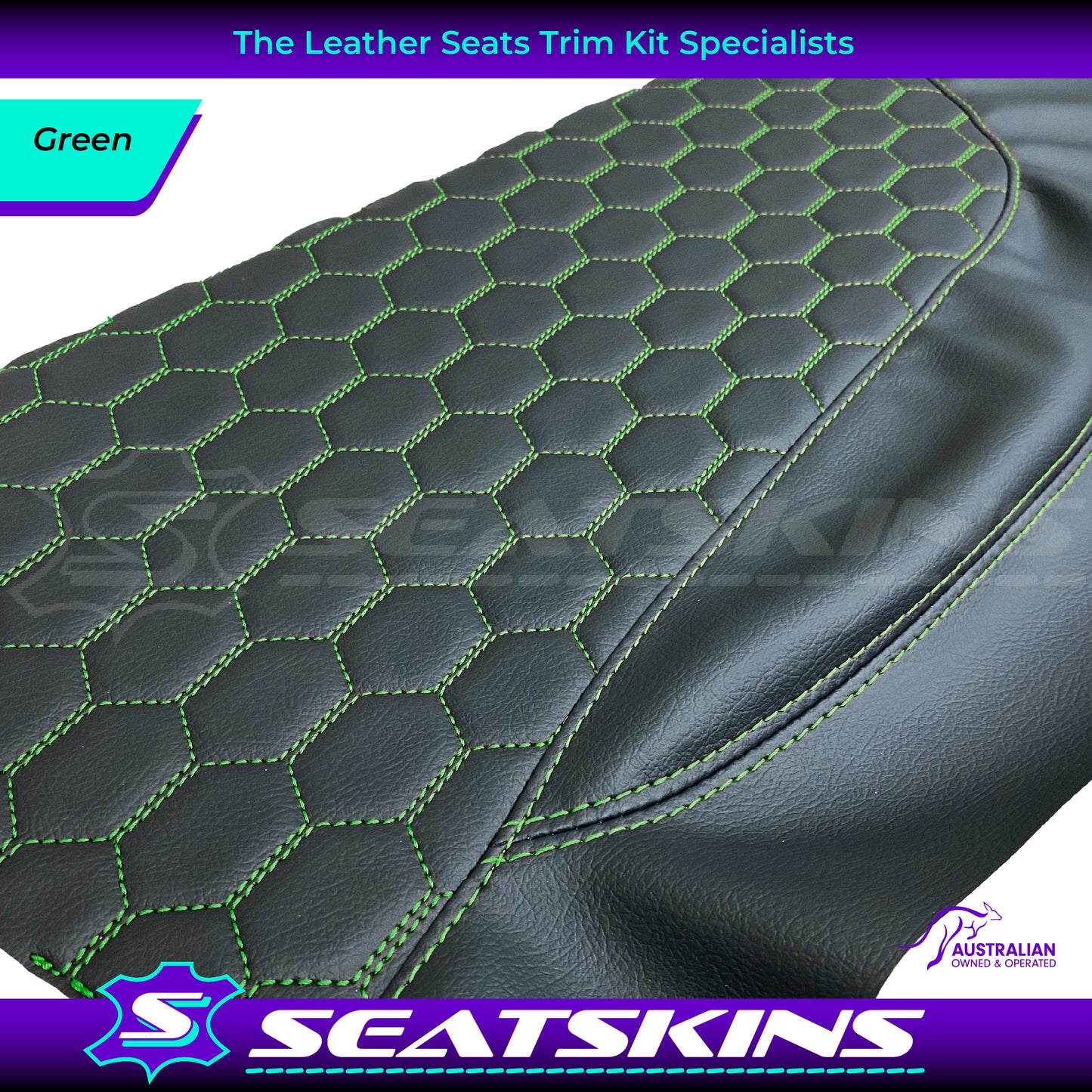 DOOR INSERT TRIMS X2 TO FIT HOLDEN VT VX VU VY VZ HEXAGON STITCH CHOOSE COLOUR