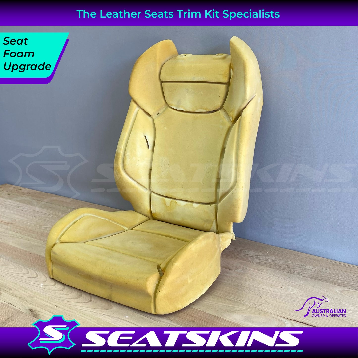 Foams Set for Toyota TRD style to fit Camry LC200 LC100 - 1 front seat foam upgrade - For pair buy 2