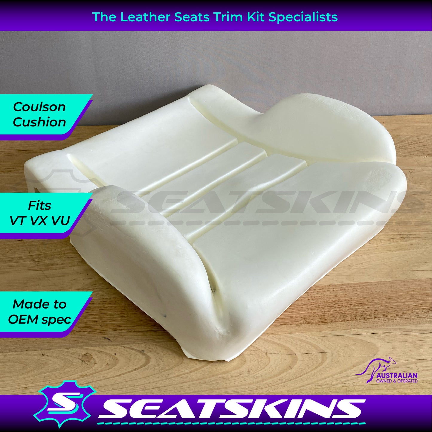 Foam Base Cushion Pad to fit Holden HSV Coulson for driver or passenger front seat