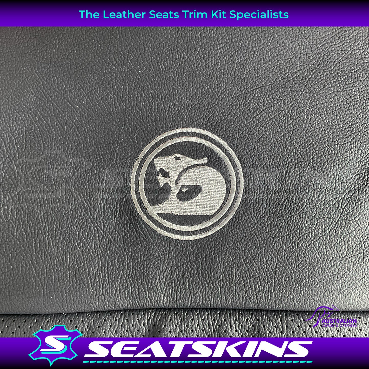 LEATHER SEATS TRIM KIT FOR VY2/VZ HSV HOLDEN MALOO R8 UTE 2 SEAT ANTHRACITE