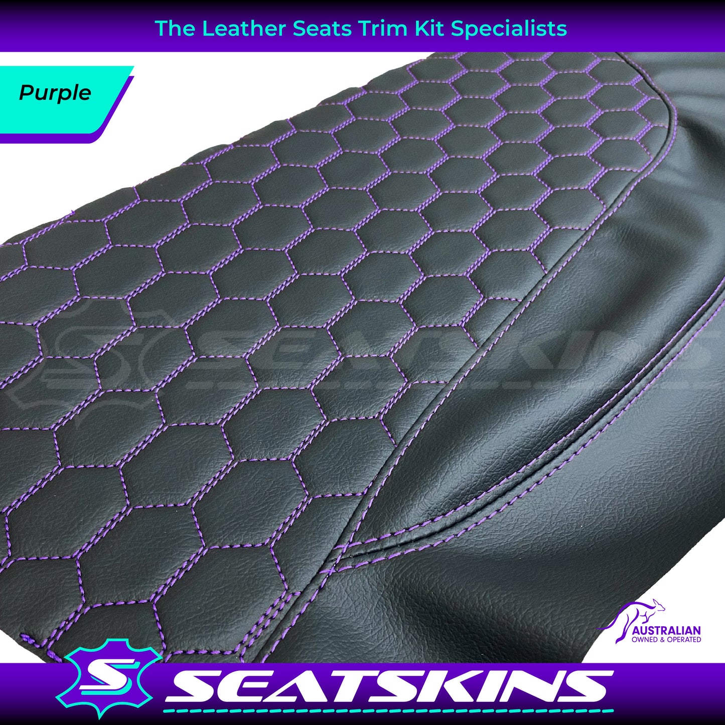 DOOR INSERT TRIMS X2 TO FIT HOLDEN VT VX VU VY VZ HEXAGON STITCH CHOOSE COLOUR