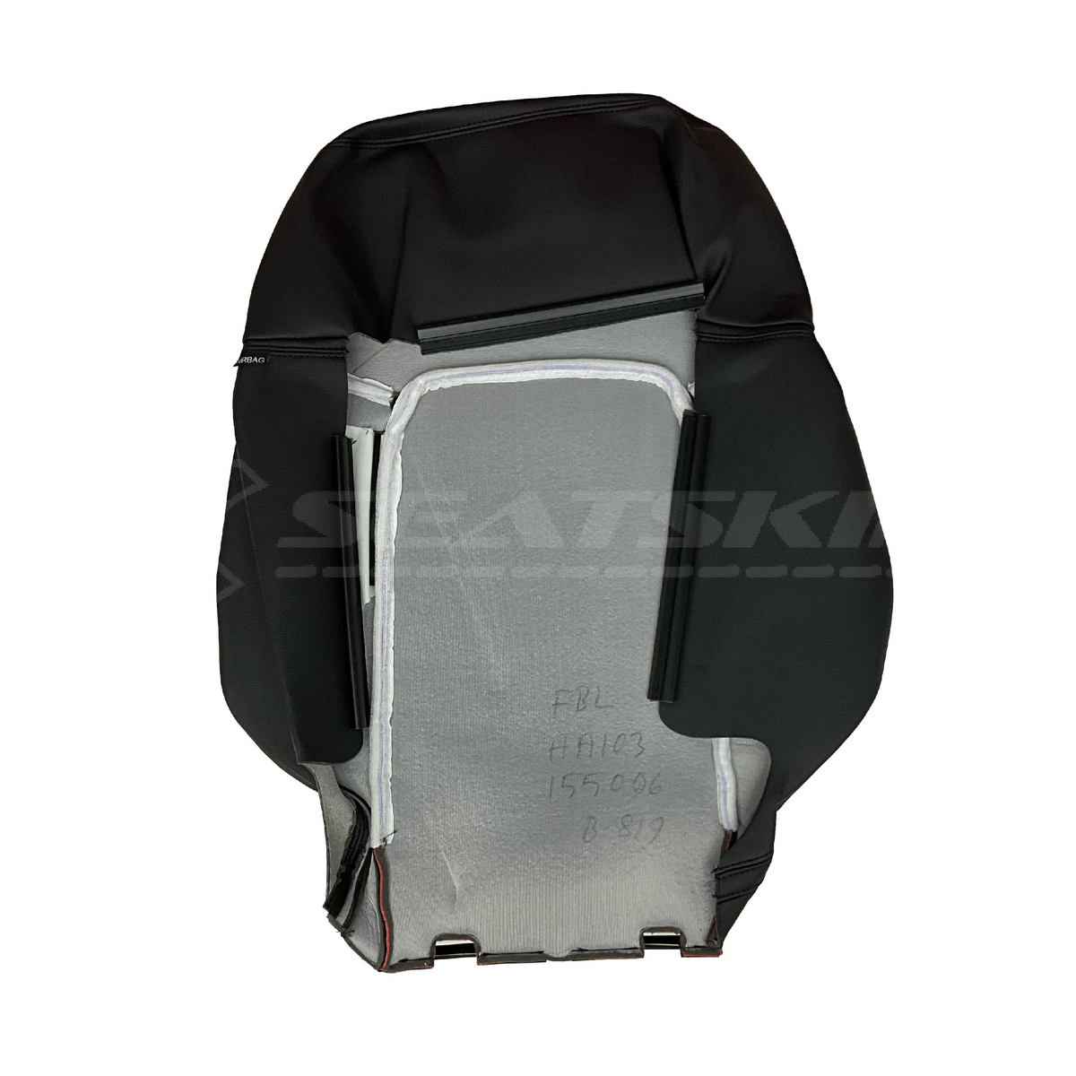LEATHER TRIM FOR HOLDEN FRONT SEAT BACK REST VE SS SSV ONYX ORANGE LH OR RH