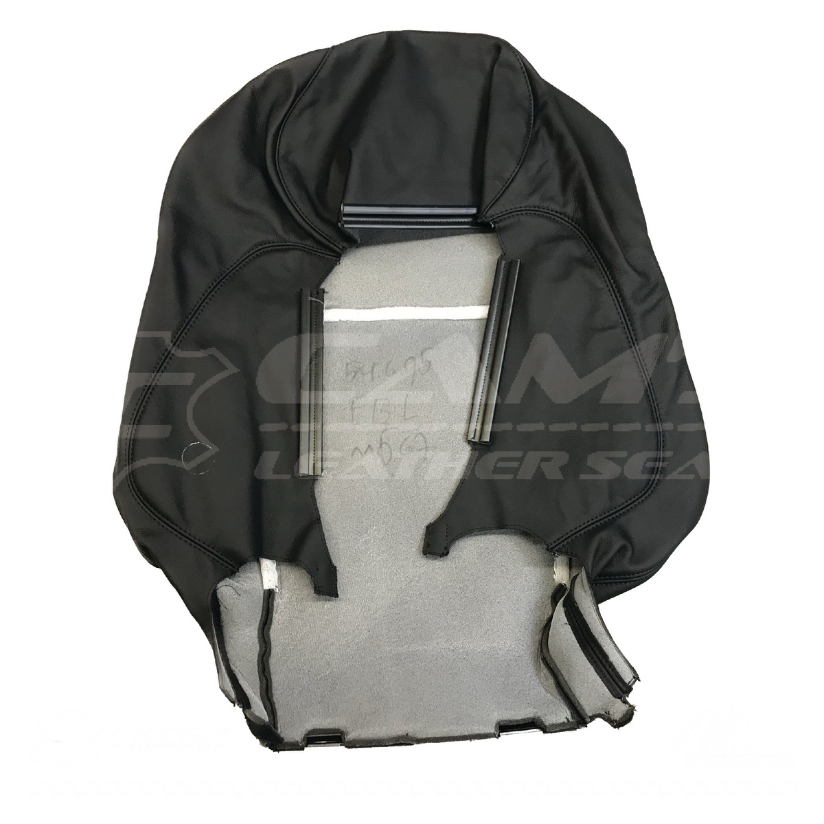 LEATHER TRIM FOR HOLDEN MONARO VZ FRONT SEAT BACK REST ANTHRACITE LH OR RH