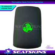 CONSOLE COVER ARM REST CUSTOM TO FIT HOLDEN VE VF LOW SHAPE LION LOGO CHOOSE COLOUR