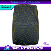 CONSOLE COVER ARM REST CUSTOM TO FIT HOLDEN VY VZ TWIN DIAMOND STITCH CHOOSE COLOUR