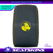 CONSOLE COVER ARM REST CUSTOM TO FIT HOLDEN VY VZ LION LOGO CHOOSE COLOUR