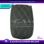 CONSOLE COVER ARM REST CUSTOM TO FIT HOLDEN VT VX VU TWIN DIAMOND STITCH CHOOSE COLOUR