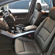LEATHER SEATS TRIM KIT SKINS FOR FORD TERRITORY BLACK 2 FRONT SEATS ONLY