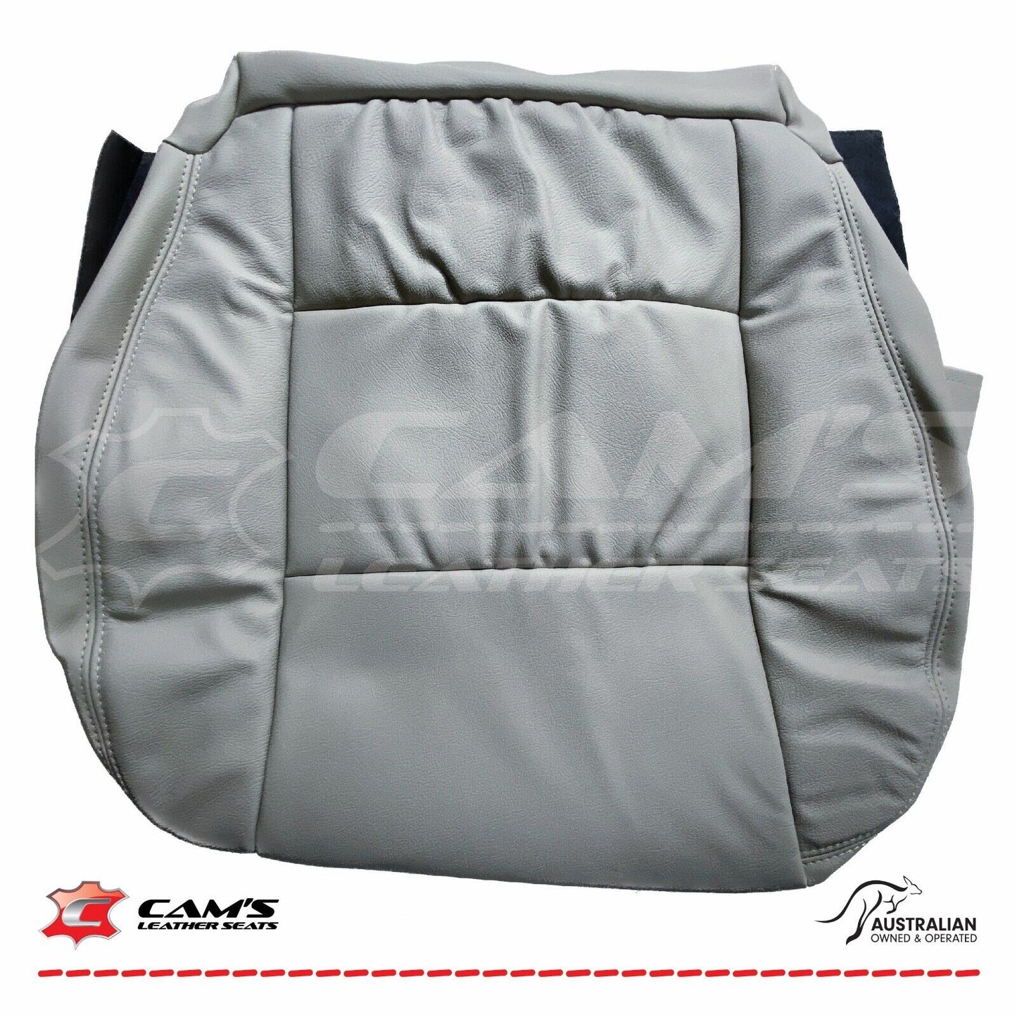 LEATHER TRIM FOR TOYOTA LANDCRUISER 100 SERIES SAHARA IN GREY SEAT BASE DRIVERS SIDE TRIM