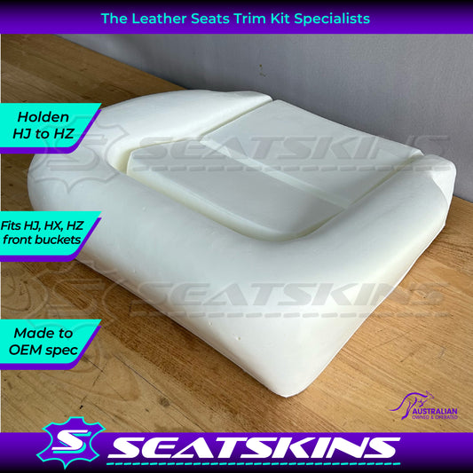 Foam Base Cushion Pad to fit Holden HJ HX HZ 1974-1979 for driver or passenger front seat
