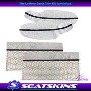 DOOR INSERT & ARMREST TRIMS X2 TO FIT HOLDEN VE HEXAGON STITCH CHOOSE COLOUR
