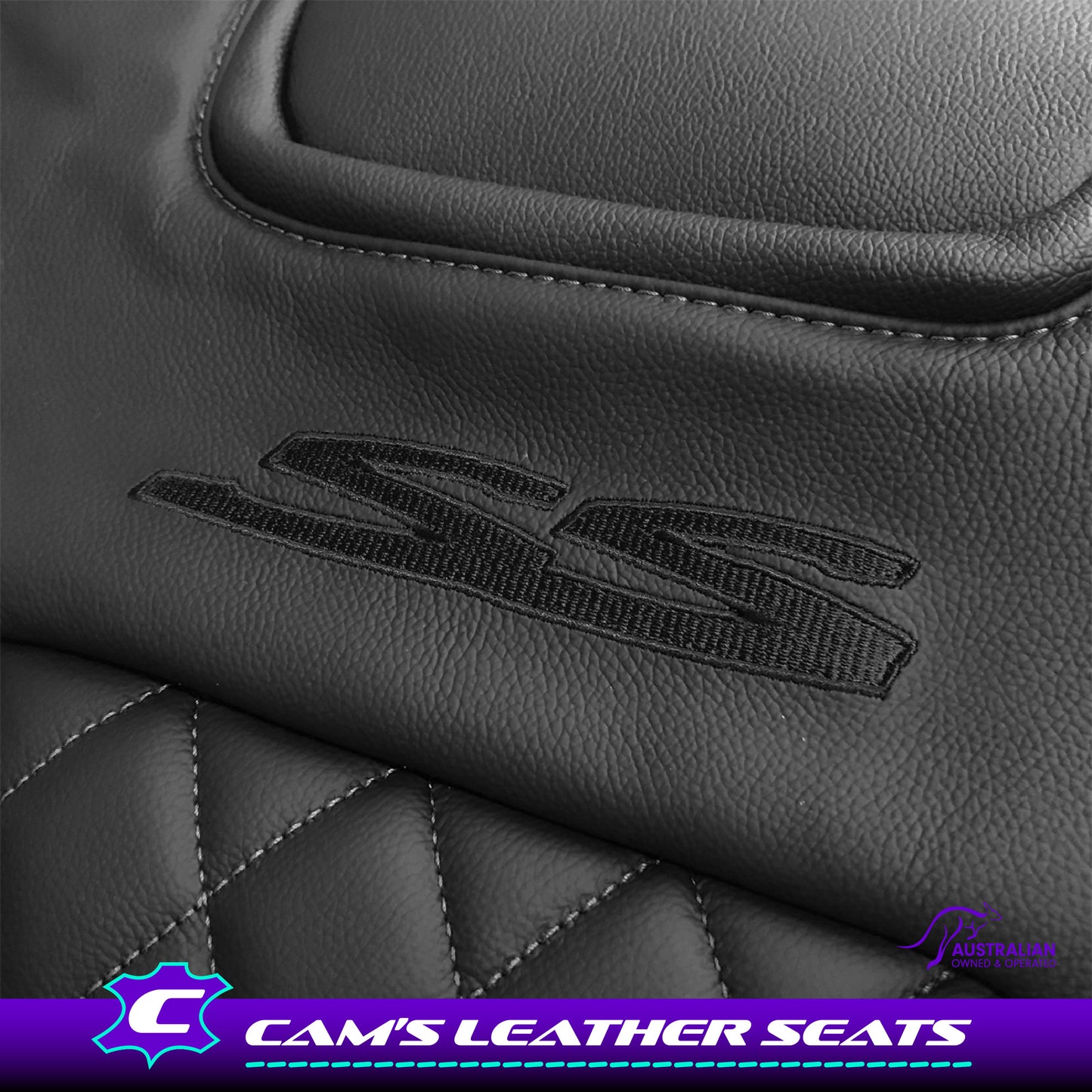 LEATHER SEATS TRIM KIT FOR HOLDEN VE SS UTE DIAMOND STITCH INSERTS CHOOSE COLOUR