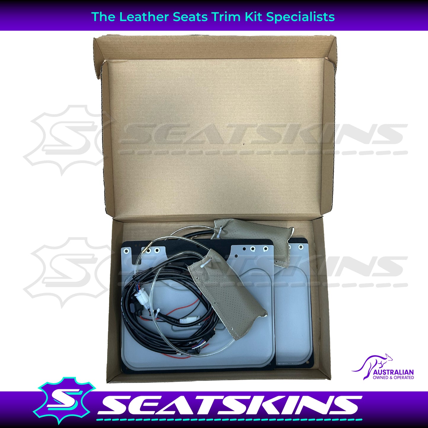 Seat Lumbar Support System Universal Electric 12V for 2 Seats