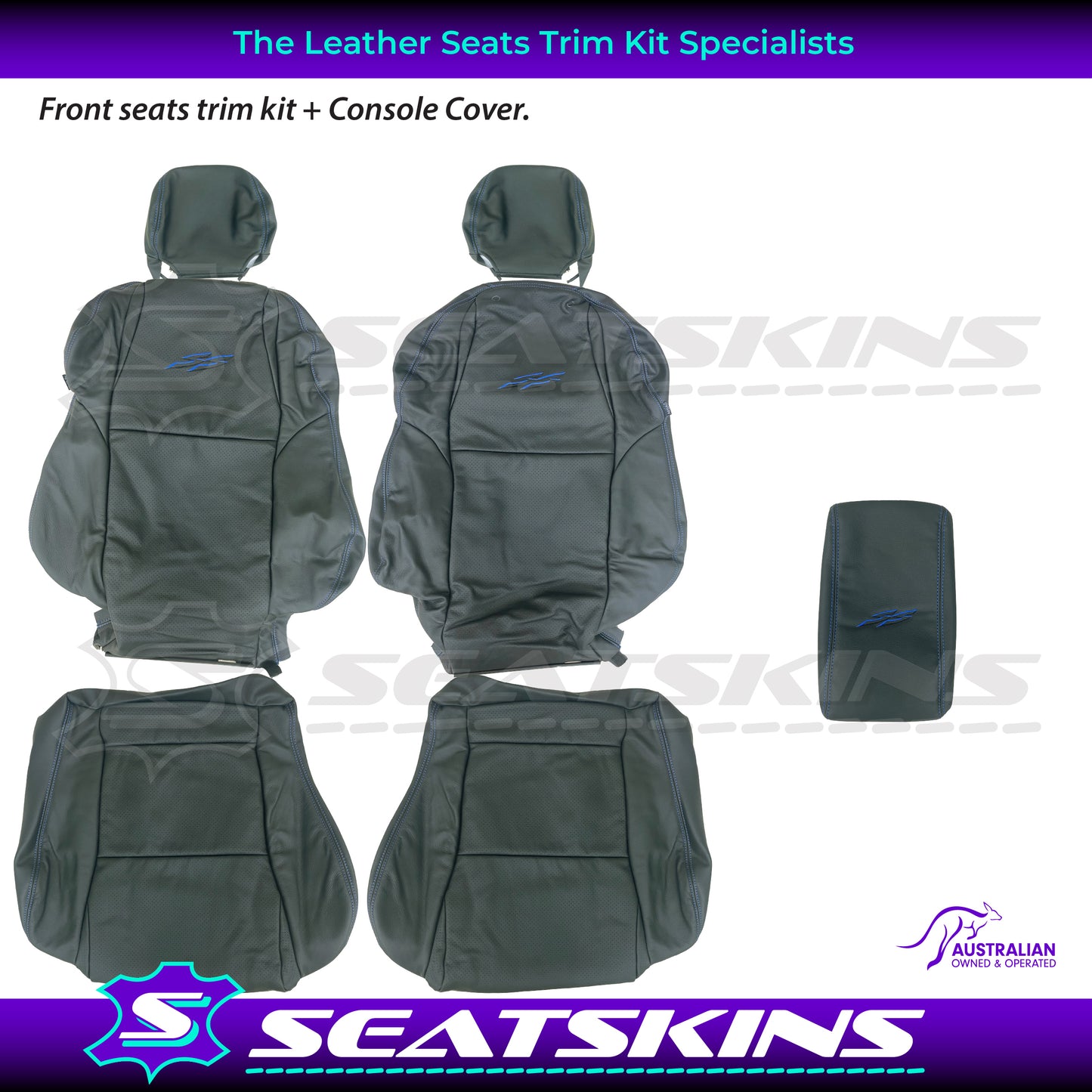 LEATHER SEATS TRIM KIT FOR VY SS SERIES 2 / VZ SS UTE CHOOSE YOUR COLOUR