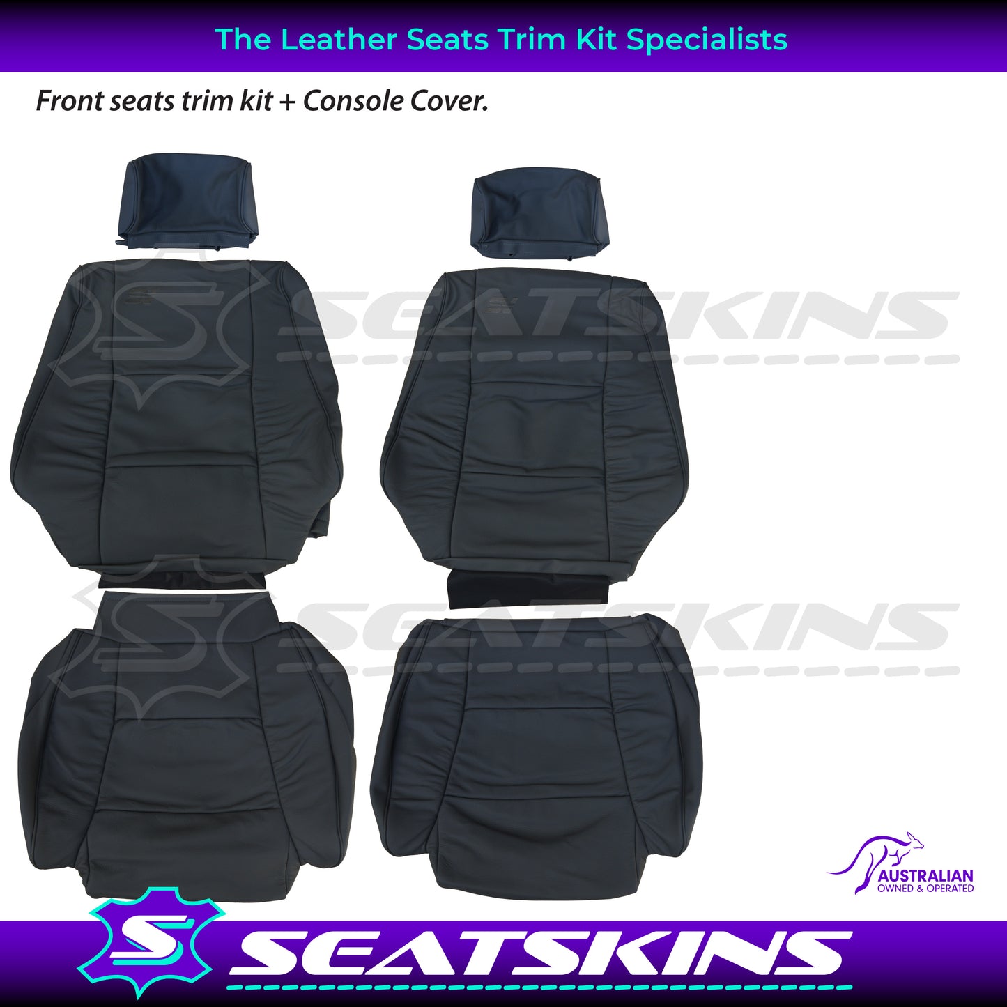LEATHER SEATS TRIM KIT FOR HSV VN SV89/SV500 GREY 5 SEATER