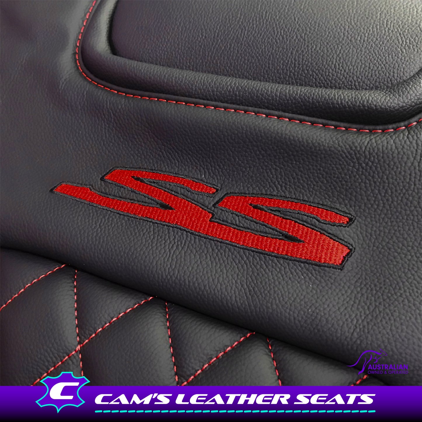 LEATHER SEATS TRIM KIT FOR HOLDEN VE SS UTE DIAMOND STITCH INSERTS CHOOSE COLOUR