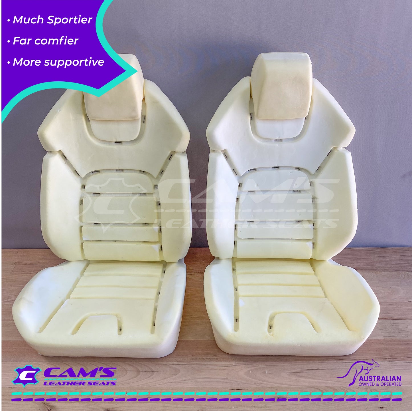 Foams Set - Holden HSV VE GTS style - 2 front seats upgrade