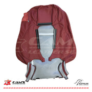 LEATHER TRIM FOR HOLDEN MONARO VZ FRONT SEAT BACK REST RED HOT LH OR RH
