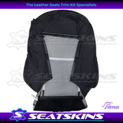 SINGLE LEATHER TRIM FOR VY/VX MONARO BACKREST BLACK LEATHER LH OR RH