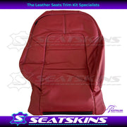 LEATHER SEATS TRIM KIT FOR FORD/FPV FORCE 8 RED LEATHER FACTORY STYLE 2 FRONT SEATS
