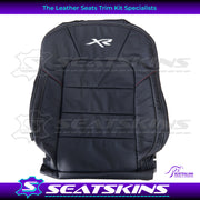 LEATHER SEATS TRIM KIT SKINS FOR FORD FG-X FALCON FRONT SEATS XR LOGO